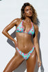 Luli Fama Ti Amo Reversible Ruffle High Leg Brazilian Bottom